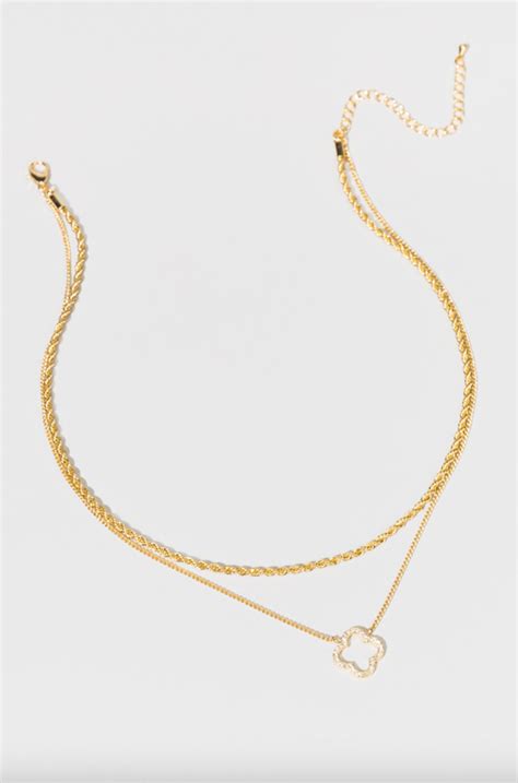 van cleef crystal necklace dupe